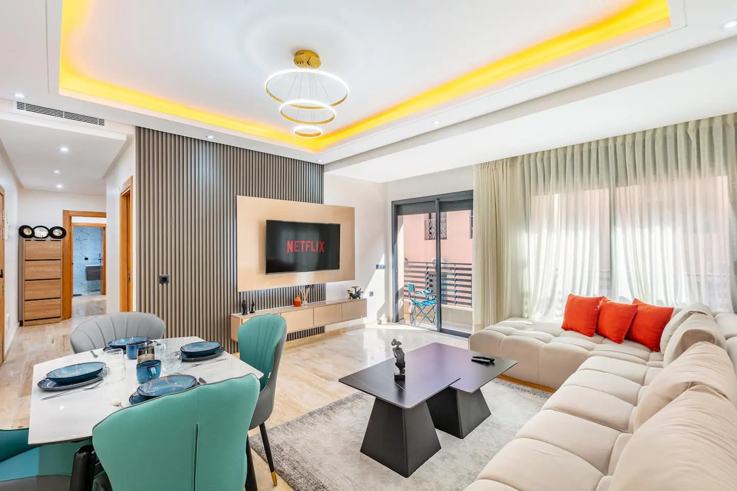 Appartement avec parking géré par un membre du réseau au cœur de Guéliz, à Marrakech