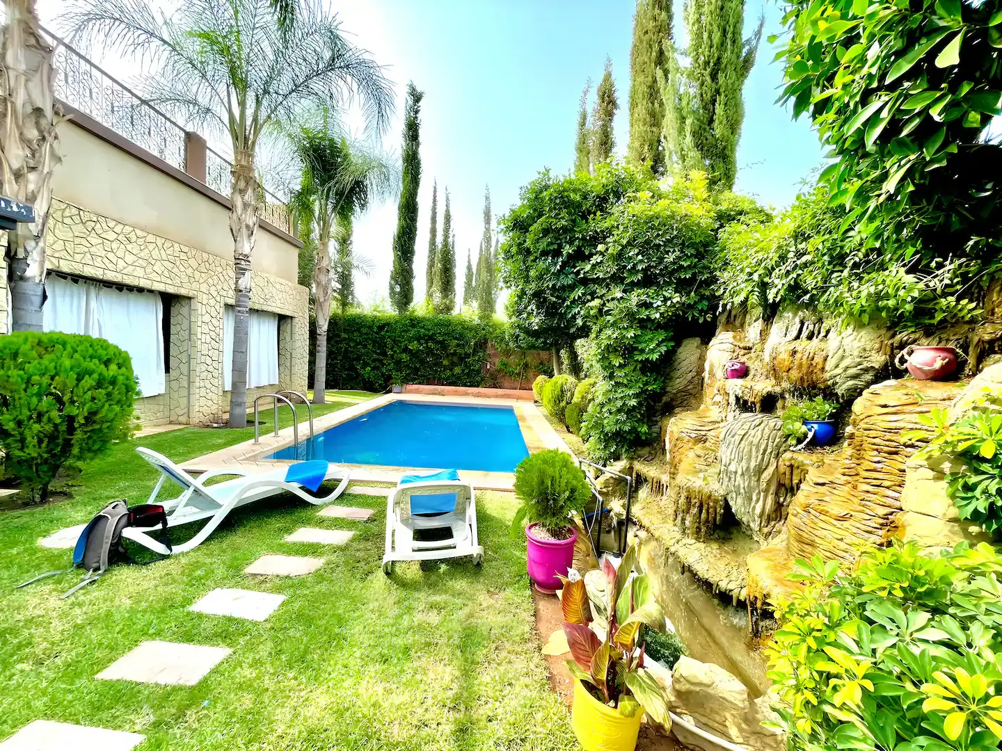 Villa sans Vis-à-Vis + Cheffe cuisinière + 4suite · Médina Marrakech